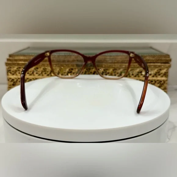 Ralph Lauren - Metallic Magenta/Peach Ombré- Rx Eyeglass Frames, VGUC w/ RL Case - Picture 6 of 16